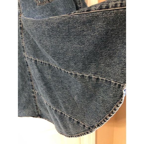 NY JEANS A LINE SKIRT DENIM SZ 14 - Picture 5 of 8